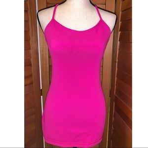 Lululemon Size 6 Workout Cami Magenta